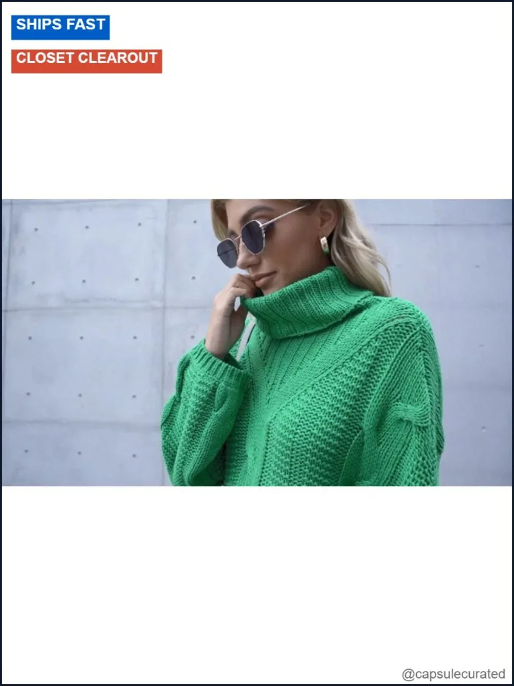 Chunky Cable-Knit Turtleneck Pullover Sweater Cozy Oversized Winter Top